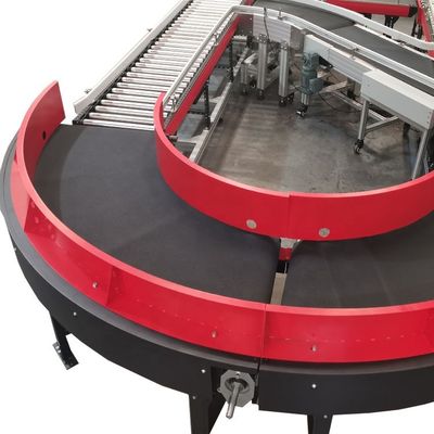 qualità  Logistics Curve Belt Conveyor Logistics Curved Conveyor Belts For Material Distribution And Sorting fabbrica